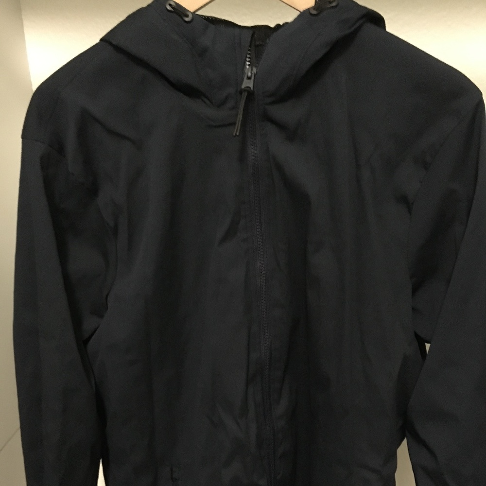 Abercrombie & Fitch XL Dark blue waterproof Men's jacket
